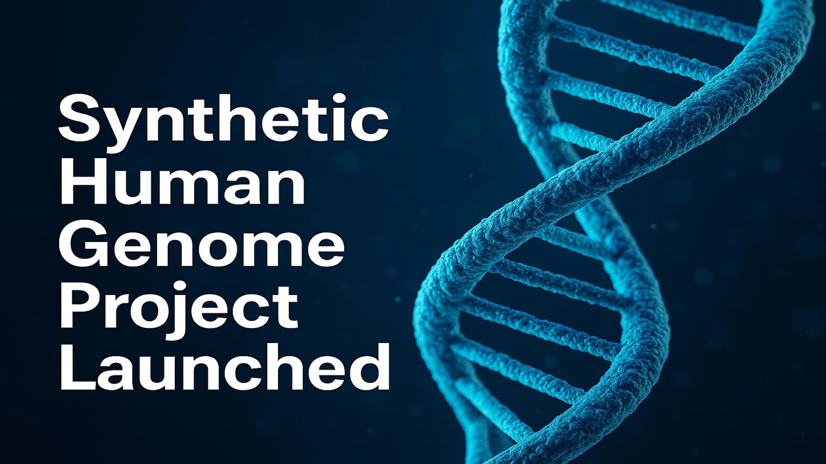 UK launches bold Synthetic Human Genome Project: Can human DNA be built from scratch?