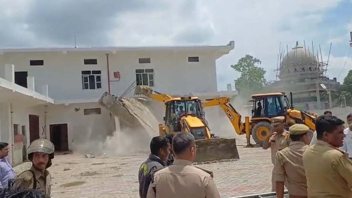 Self-styled Godman Changur Baba’s house demolished in Balrampur amid religious conversion probe