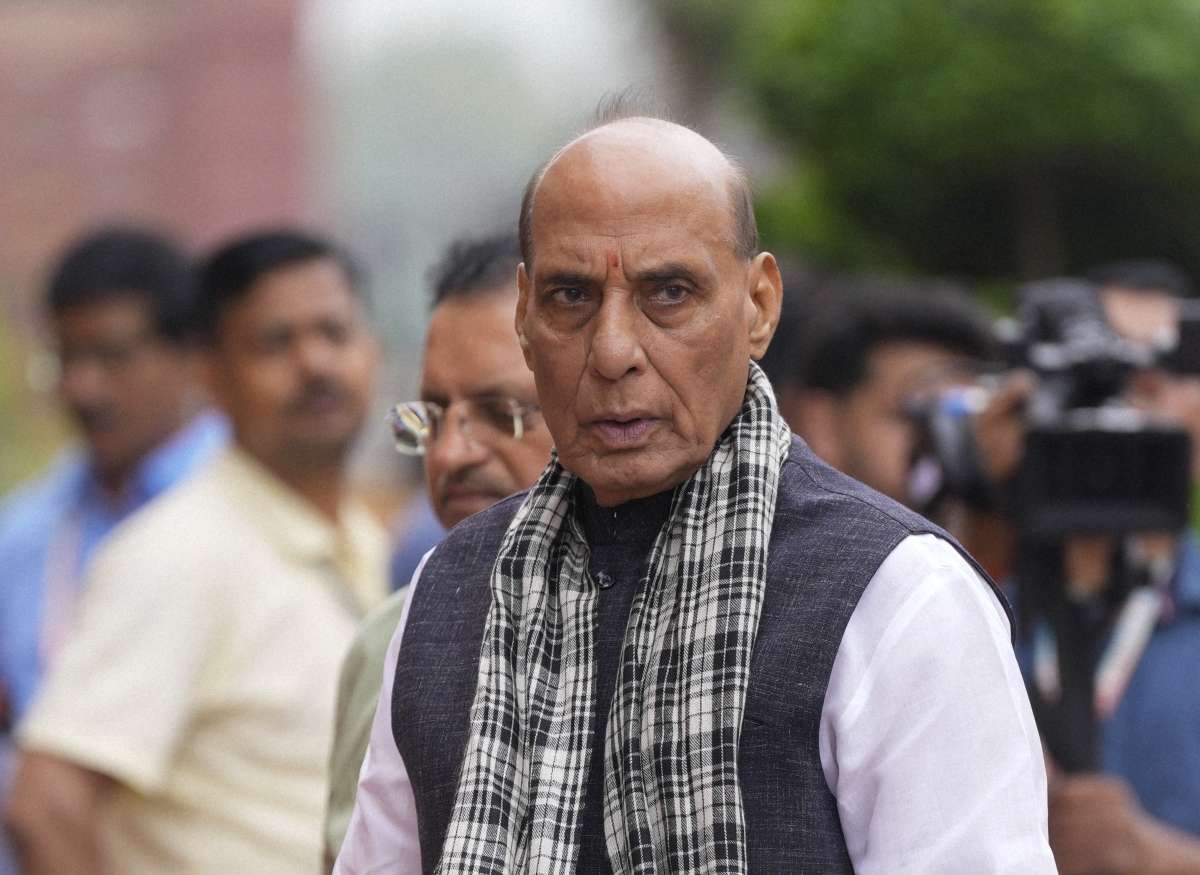 ‘Atomic test should be done immediately’: Rajnath’s challenge to Rahul over ‘rigged elections’ remark