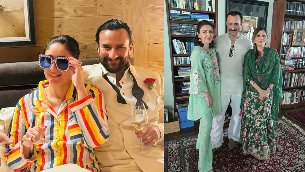 Kareena Kapoor, Soha and Saba share heartfelt wishes for Saif Ali Khan on his 55th birthday | See Post