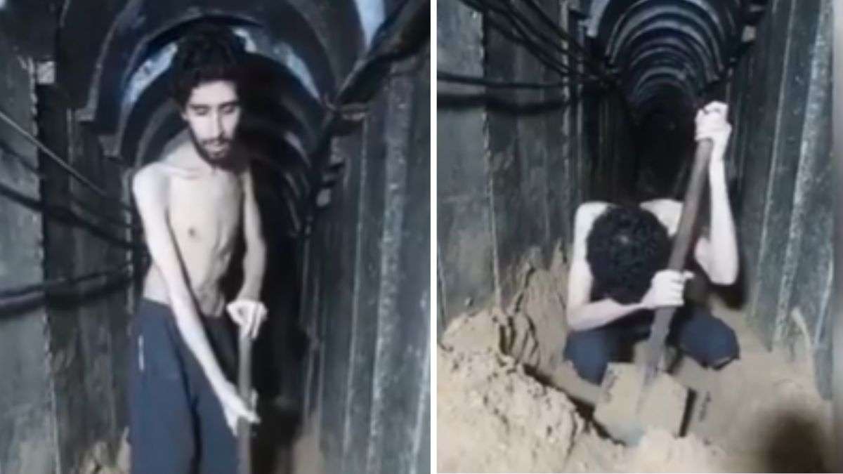 ‘Where I’m going to be buried’: Hamas releases chilling video of Israeli hostage digging own grave