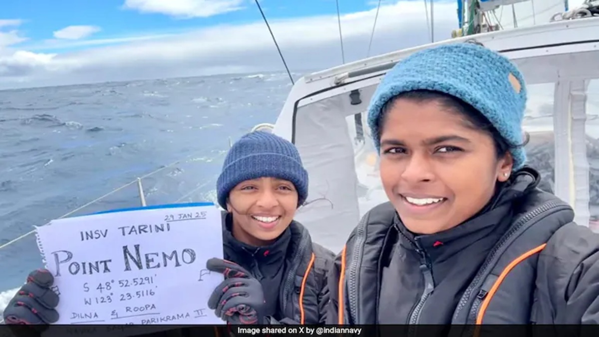 ‘True courage’: PM Modi praises two women Navy officers who crossed point Nemo
