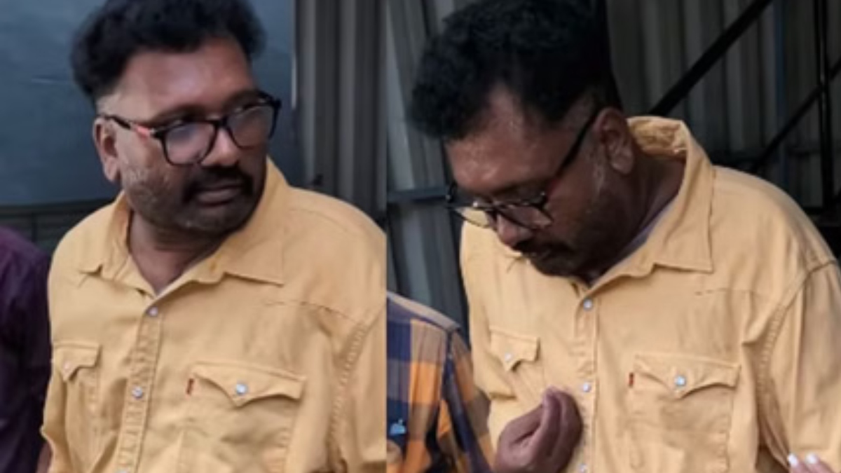 Ullas Pandalam health update: Malayalam actor seen walking with support after stroke; wife Divya by his side