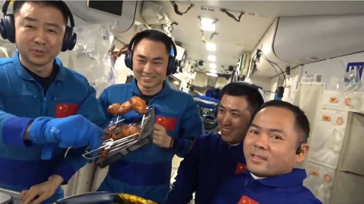 China achieves culinary feat in space: Astronauts cook full meal on Tiangong | Watch video