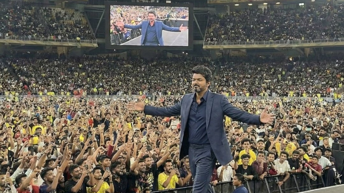 Jan Nayagan audio launch: Vijay arrives in style for Thalapathy Thiruvizha | See pic