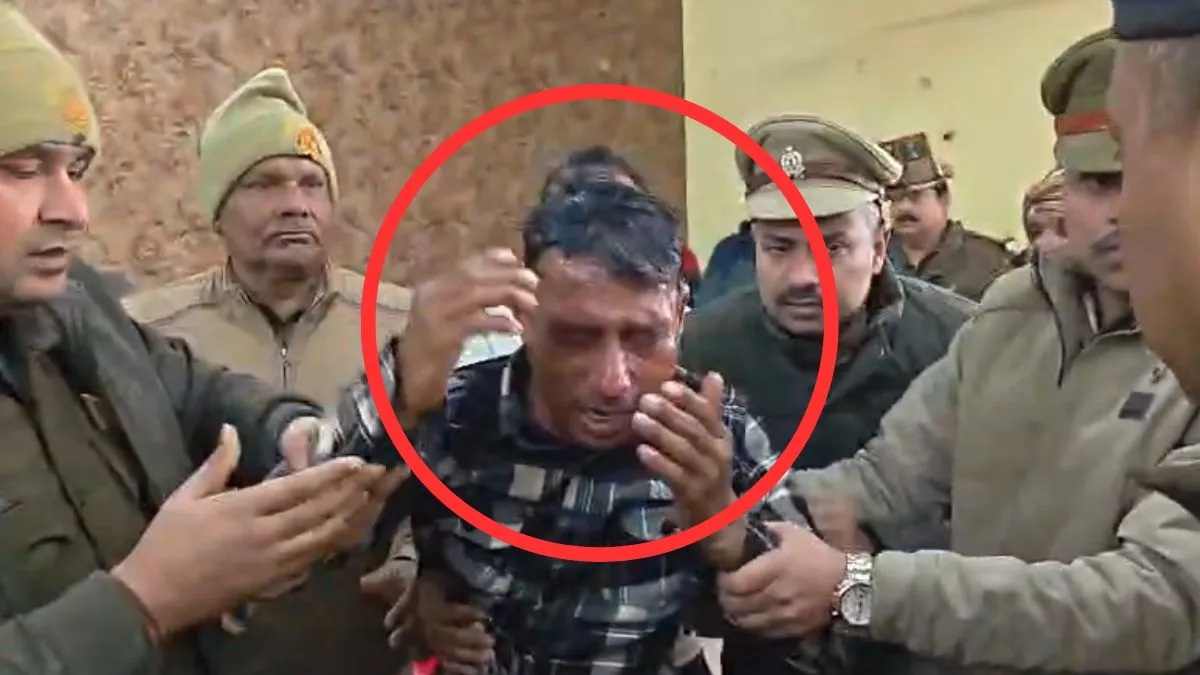 ‘No one is hearing us…’: Man tries to set himself ablaze in front of DM in Kanpur | VIDEO
