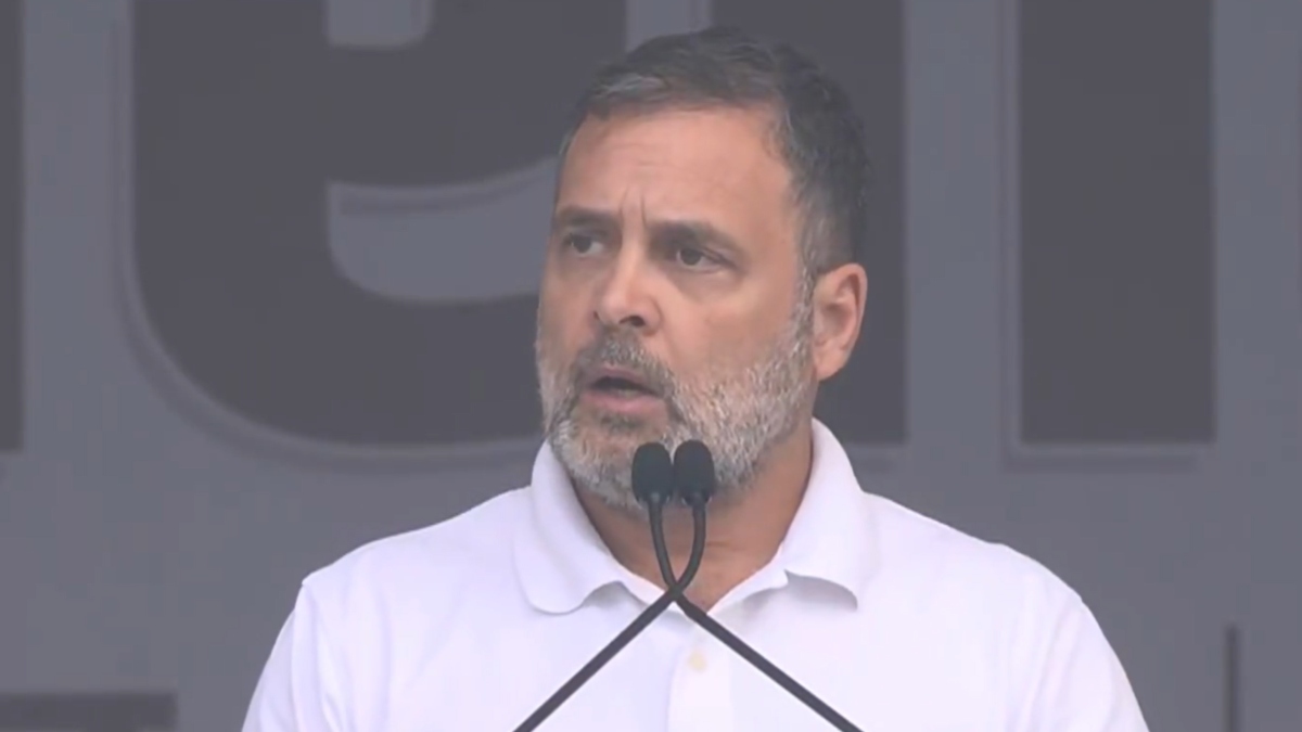 ‘We will work with truth, non-violence to remove Modi-RSS govt’: Rahul Gandhi at ‘Vote Chor Gaddi Chhod’ rally