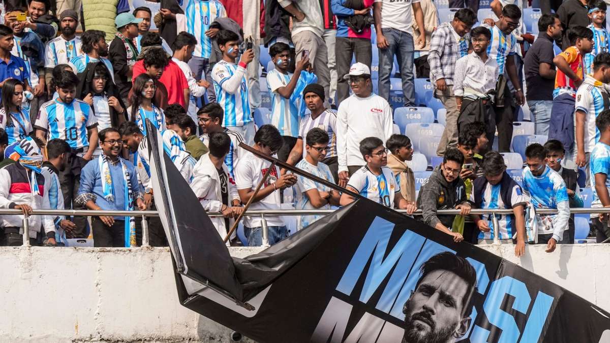 Lionel Messi GOAT India tour: AIFF issues statement after fans vandalise Salt Lake Stadium