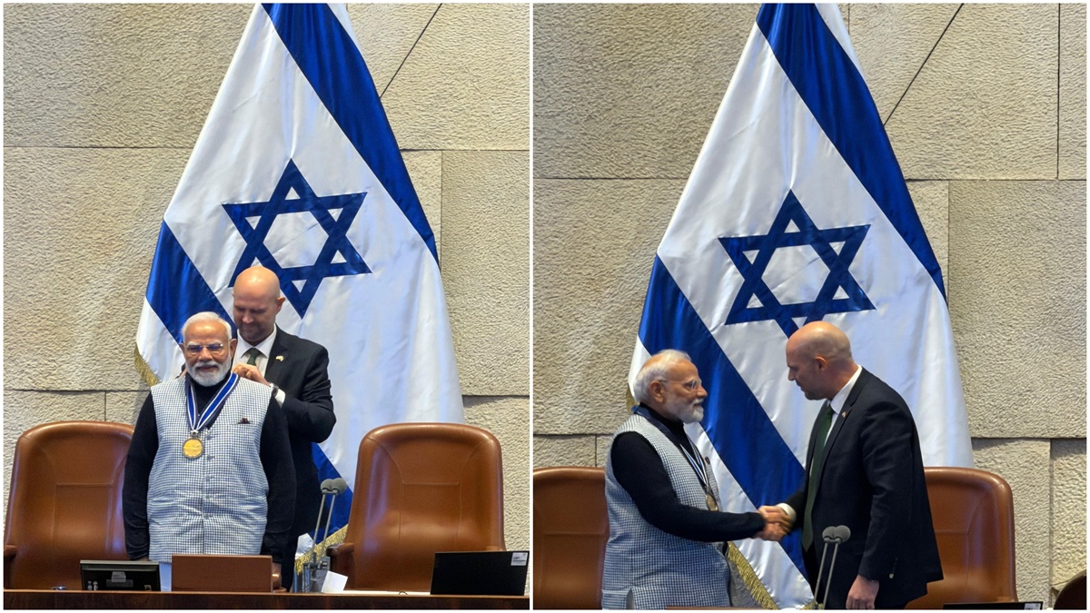 PM Modi becomes first leader to receive ‘Speaker of the Knesset Medal’ for boosting India-Israel ties
