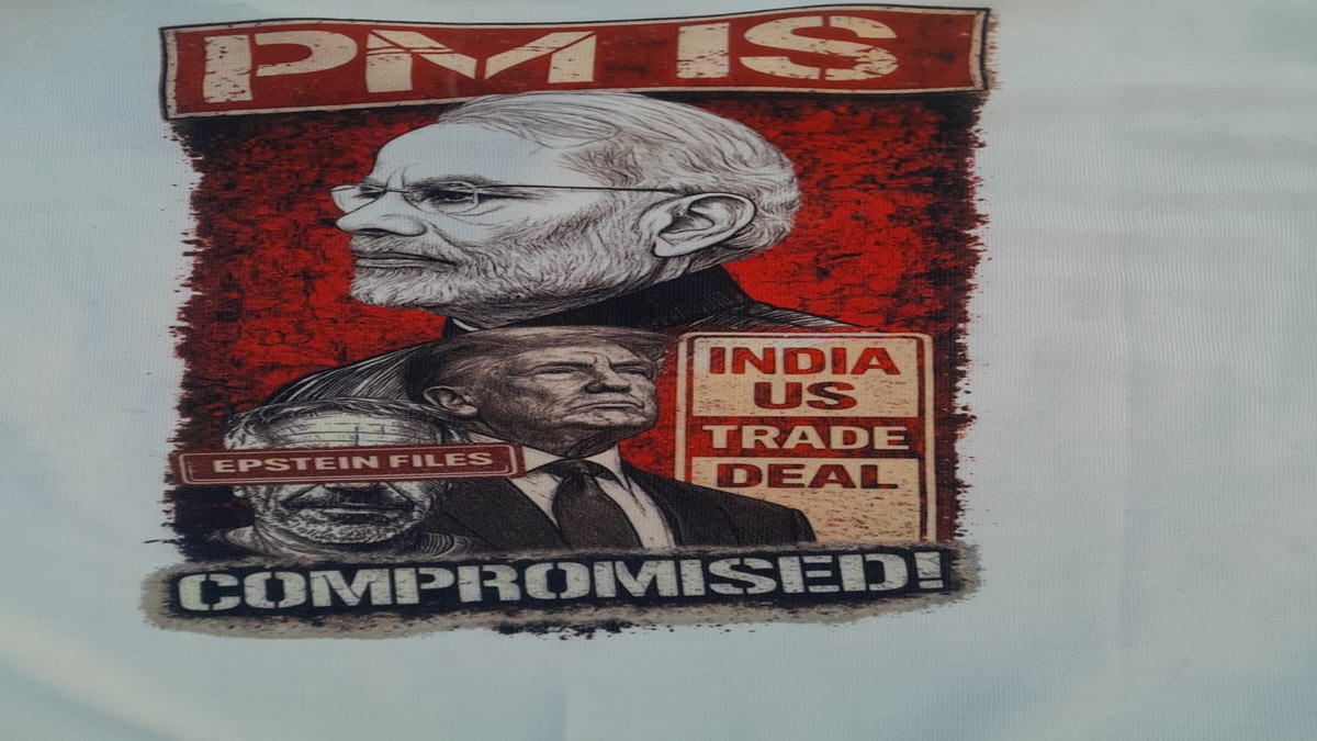 Youth Congress shirtless chaos at AI Summit: Delhi Police seizes car, detains protester in crackdown