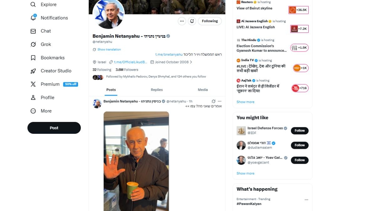 ‘I am dead for coffee….’: Israeli PM Netanyahu’s sarcastic response to death rumours in new video