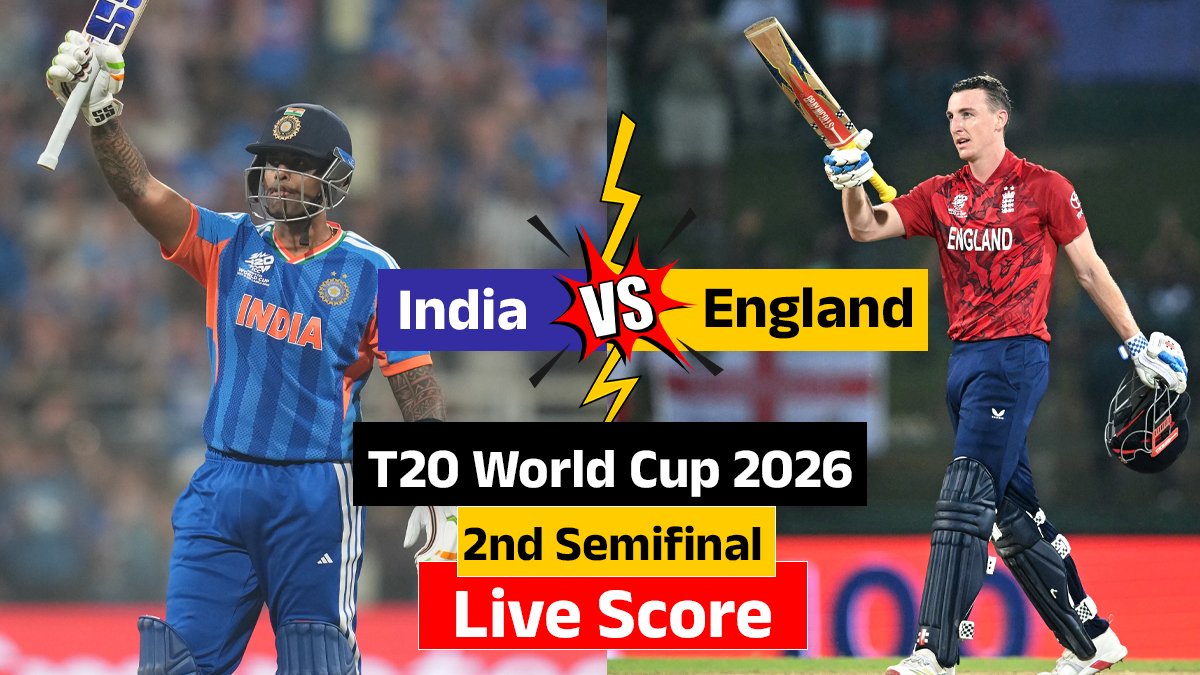 IND vs ENG Live cricket score: India, England lock horns with an eye on T20 World Cup final