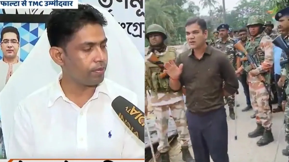 TMC candidate Jahangir Khan warns IPS Ajay Pal Sharma: ‘You started game, we will finish it’