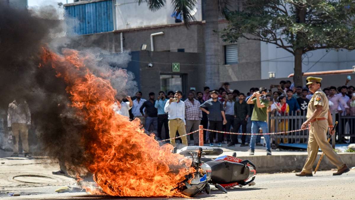 Noida workers’ protests were a ‘planned conspiracy’, over 300 detained as probe intensifies: Sources
