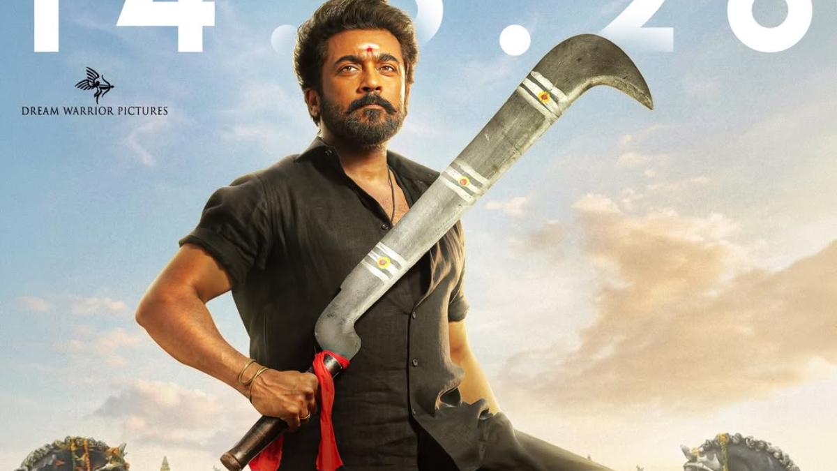 Suriya’s film Karuppu gets Telugu title VeeraBhadrudu, makers announce with new poster