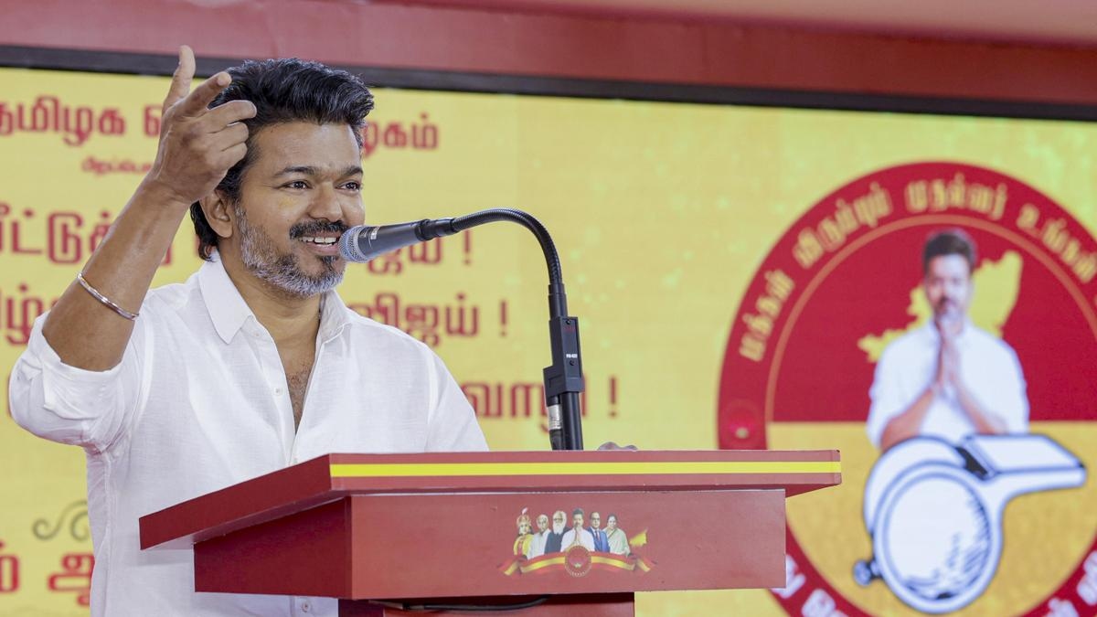 Tamil Nadu elections: Vijay promises Rs 2,500 per month for women under 60 years, six free LPG cylinders