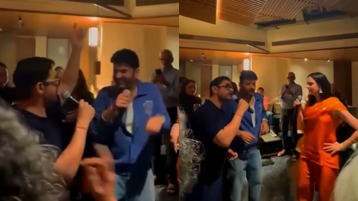 Aamir Khan sings ‘Aati Kya Khandala’ with Kapil Sharma at Daadi Ki Shaadi screening, video goes viral