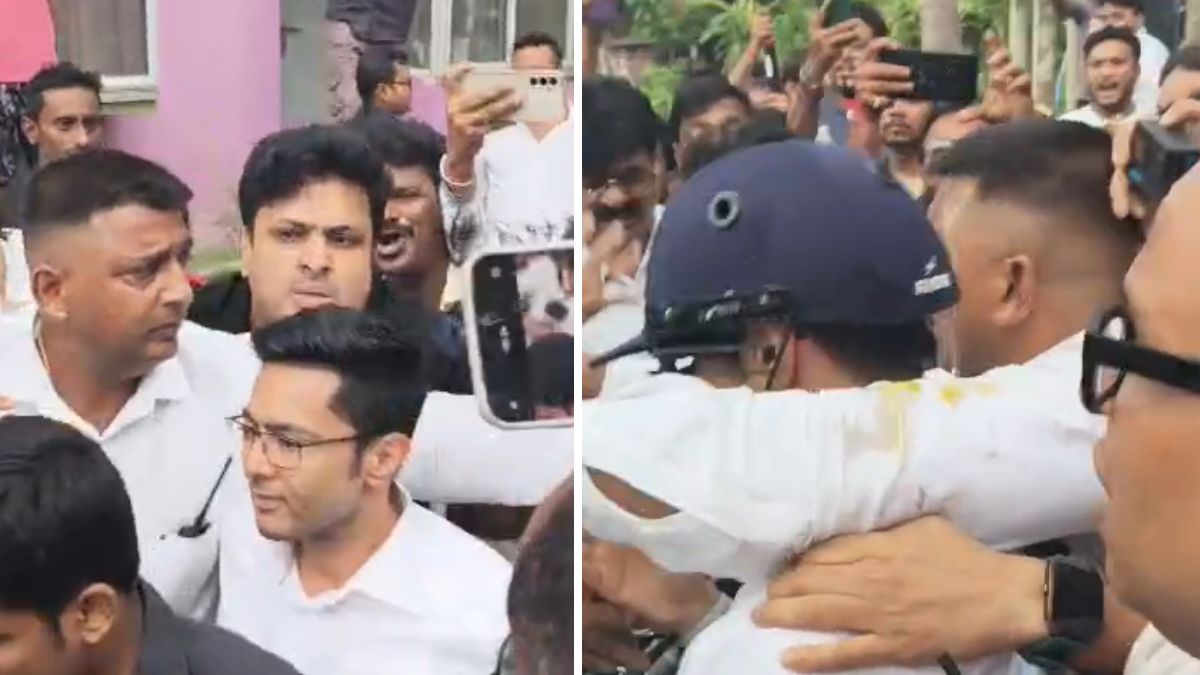 Egged, slapped, kicked: TMC MP Abhishek Banerjee assaulted in Bengal’s Sonarpur | VIDEO