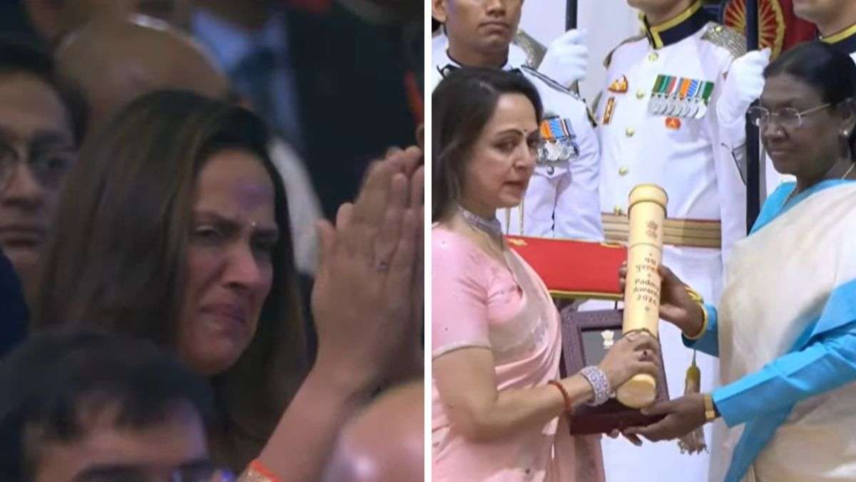 Padma Awards 2026: Ahana Deol breaks down as Hema Malini receives Dharmendra’s posthumous Padma Vibhushan