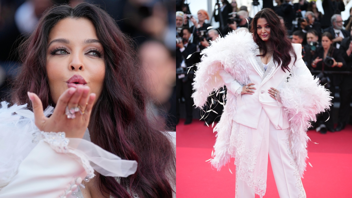 Aishwarya Rai Bachchan adds ‘white roses’ to her new Cannes look, leaves fans in awe | Photos