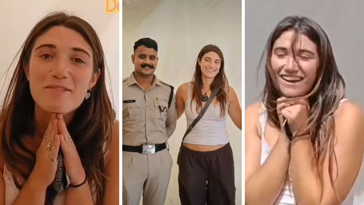 ‘Lifesavers’: Foreign tourist thanks Uttarakhand Police with folded hands after cops recover her lost bag