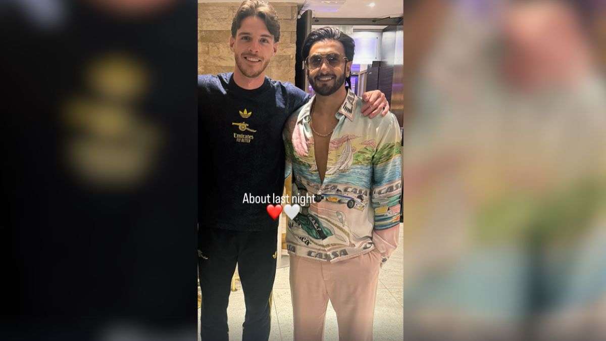 Ranveer Singh meets Arsenal footballer Declan Rice amid Don 3 controversy, shares picture