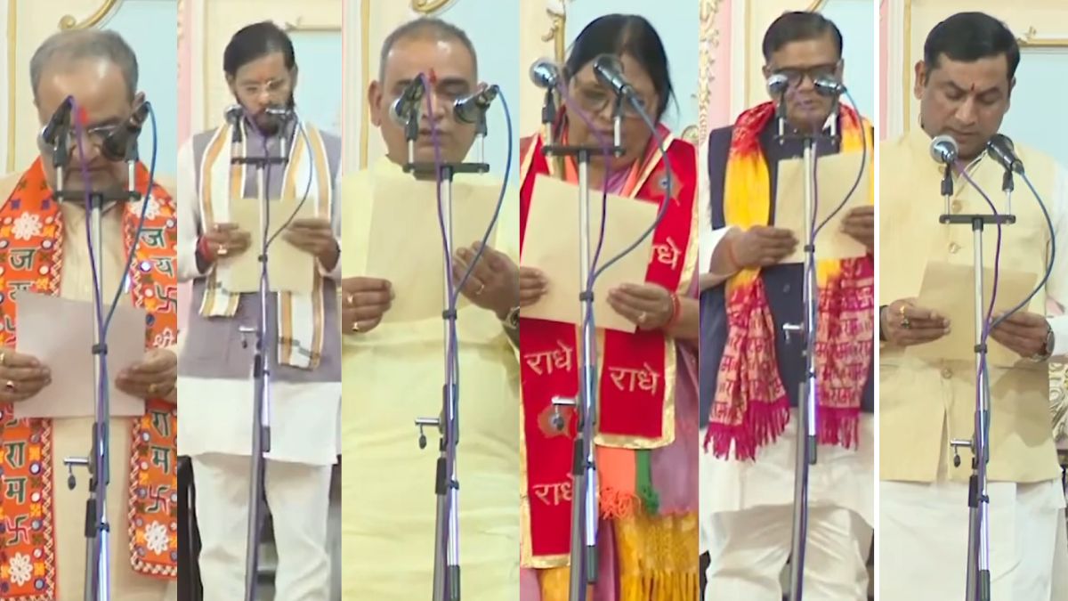 UP Cabinet expansion: Bhupendra Chaudhary among 6 leaders sworn in as ministers in Yogi’s Government