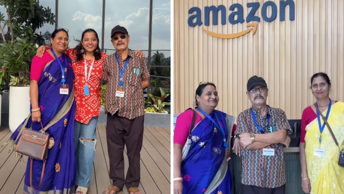 ‘Every girl’s dream’: Amazon employee brings parents to office; emotional video melts hearts online