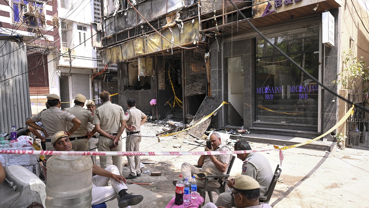 Delhi govt takes big action after Malviya Nagar fire as MCD demolishes 12 illegal properties today