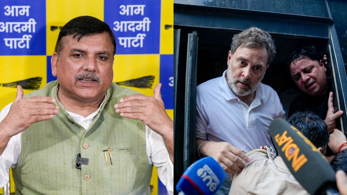 AAP drags Congress over dharna at PM’s residence, claims Rahul “weakening” CJP’s protest