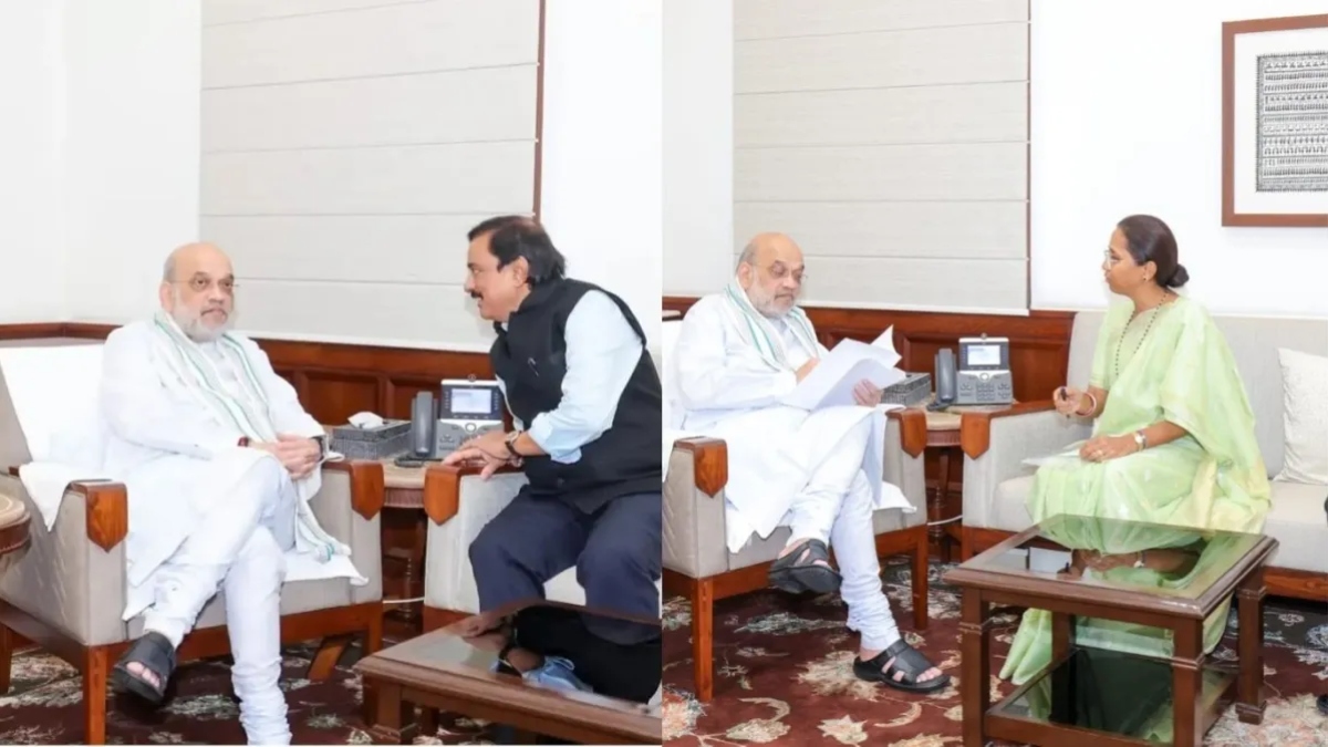 Amit Shah’s back-to-back meetings with NCP factions spark merge buzz in Maharashtra
