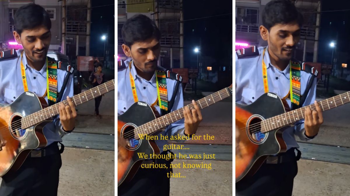 Bengal security guard sings Aadat, viral video has everyone hitting replay | WATCH