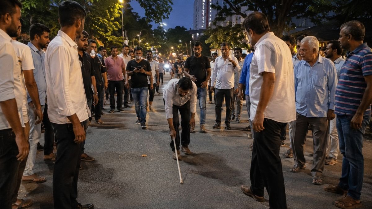 Bengaluru man pretending to be disabled while begging confronted by locals, video goes viral