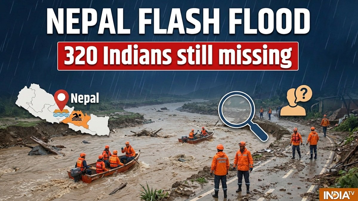 320 Indian nationals still missing in Nepal flash flood even as rescue ops underway: MEA