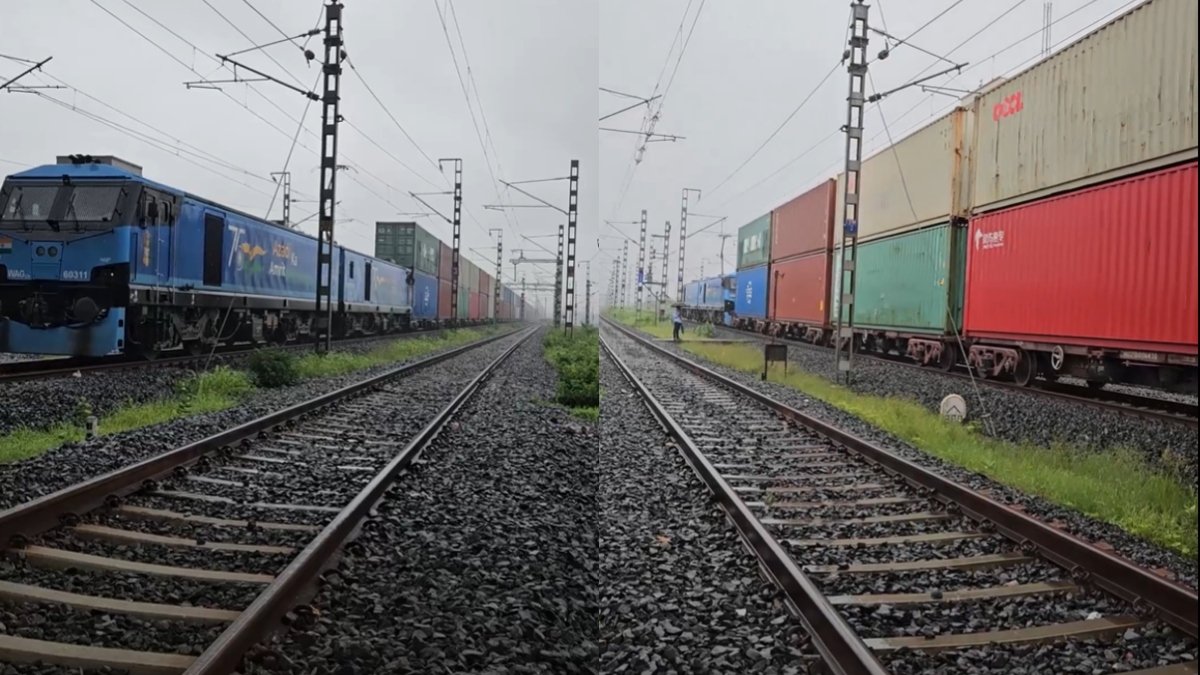 Indian Railways operates first double-stack long-haul container train from JNPT Mumbai