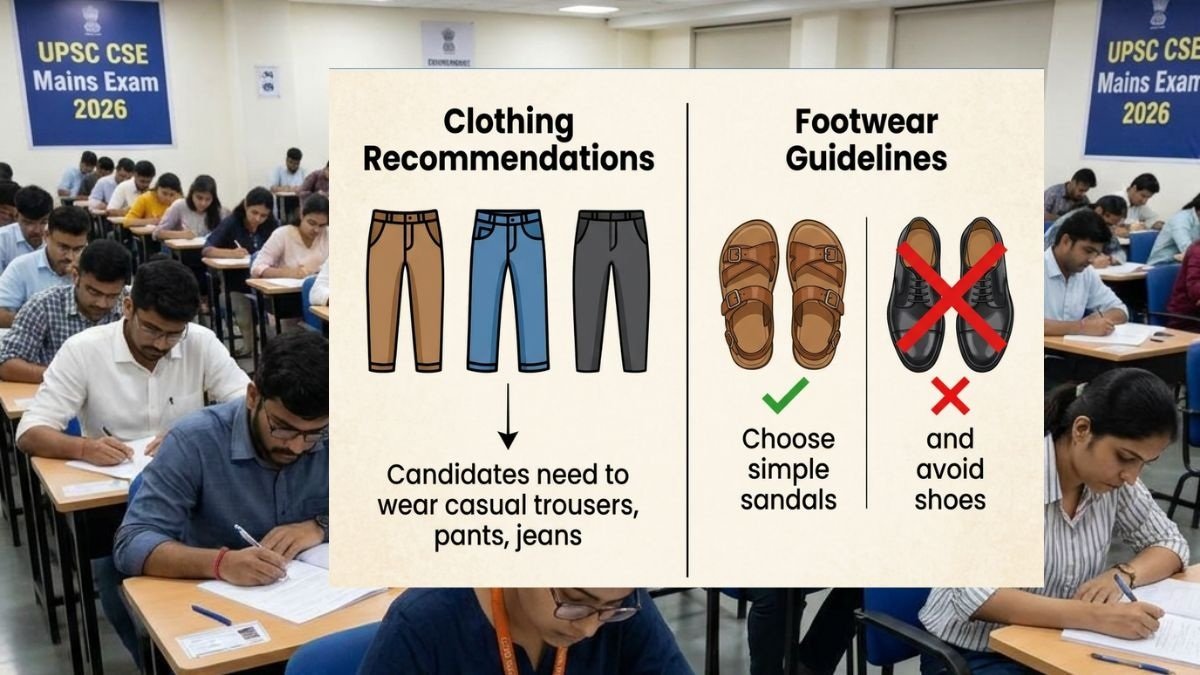 UPSC CSE Mains 2026 begins tomorrow; check dress code for male, female aspirants