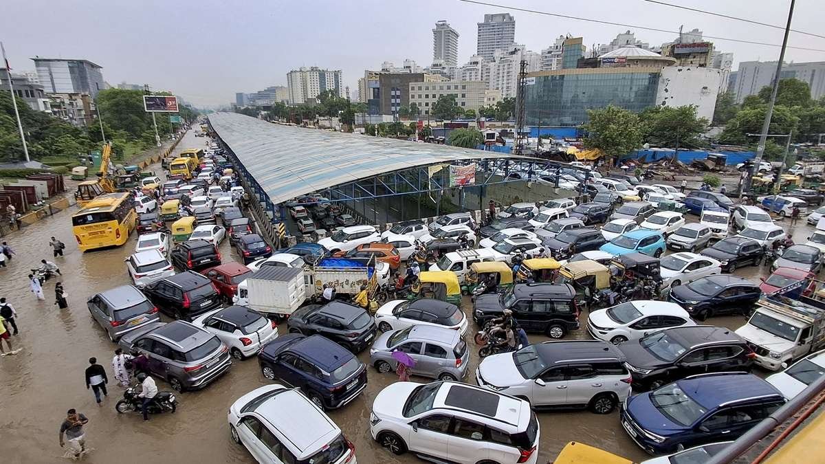 Work from home advisory issued for August 25 in Gurugram after heavy rain triggers traffic chaos