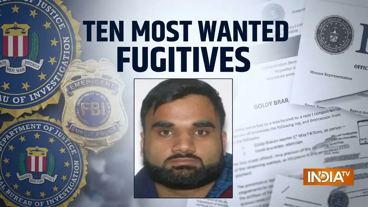 Goldy Brar added to FBI’s ’10 Most Wanted Fugitives’ list with $1 million bounty, know the other fugitives