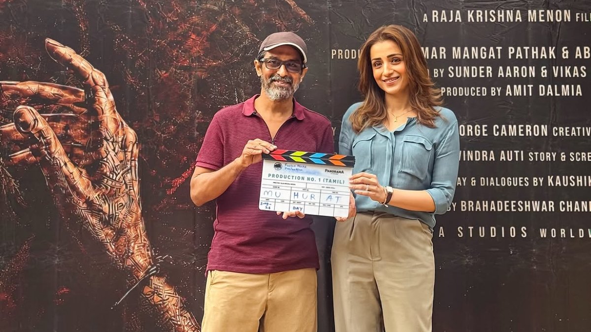 Trisha Krishnan, Radikaa Sarathkumar join Airlift director Raja Krishna Menon for a psychological horror