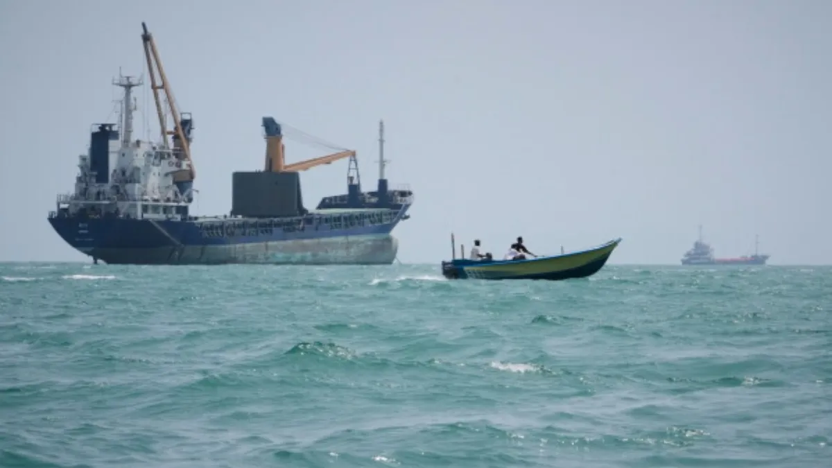 US-contracted vessel hit by Iran with American personnel on board near Strait of Hormuz: Report