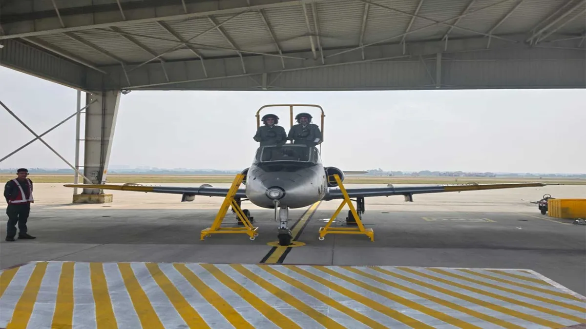 IAF Chief AP Singh completes final sortie in Kiran aircraft with first instructor before retirement | VIDEO