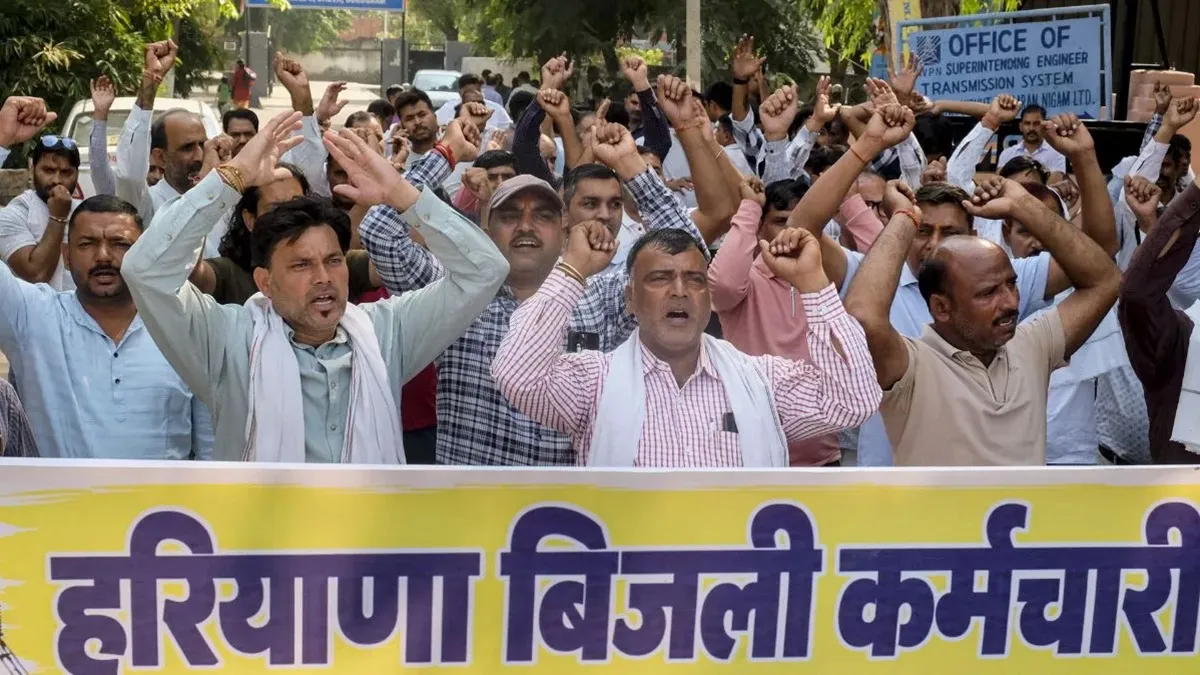 Gurugram, Nuh face power crisis due to electricity workers’ strike, govt holds talks with protesters