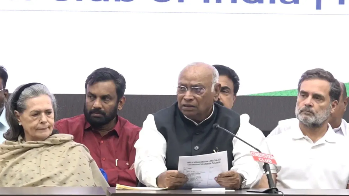 INDIA bloc leaders to hold demonstration in Delhi on Monday to protect voting rights