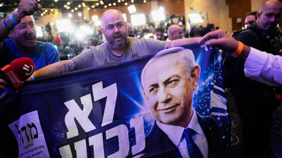 Benjamin Netanyahu’s fate hangs in balance as Israel exit polls show no clear winner, Opposition catching up