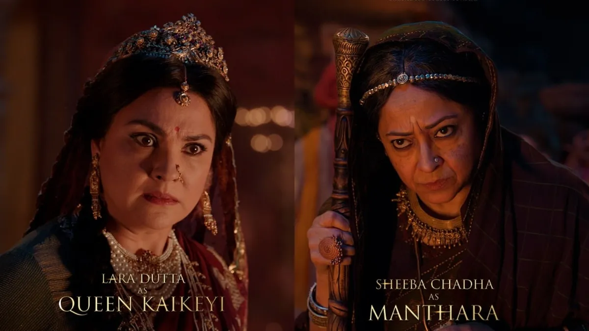 Lara Dutta as Kaikeyi, Sheeba Chadha as Manthara in Ramayana new posters: ‘Two wishes and cunning whispers’