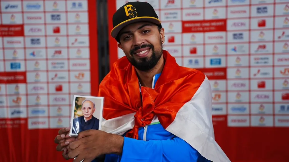 Pranav Soorma breaks Asian record to win gold in discuss throw at Para Asian Games