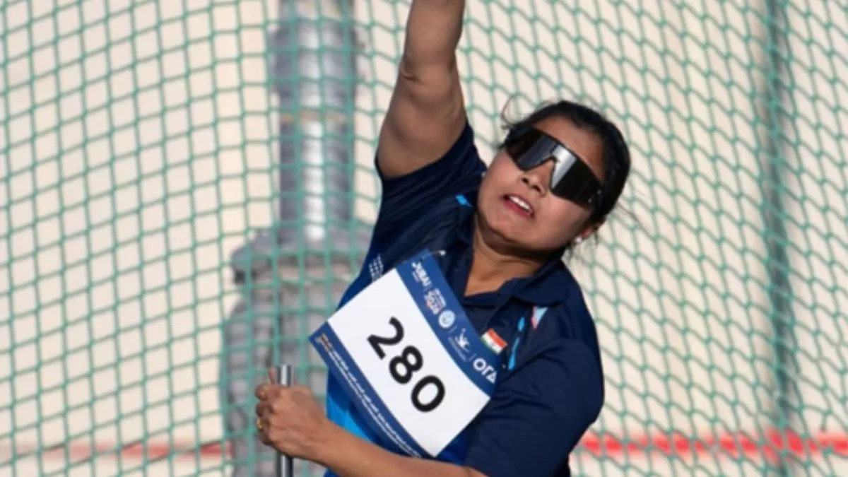 Suvarna Raj brings home gold for India at the Para Asian Games 2026 in women’s discus throw